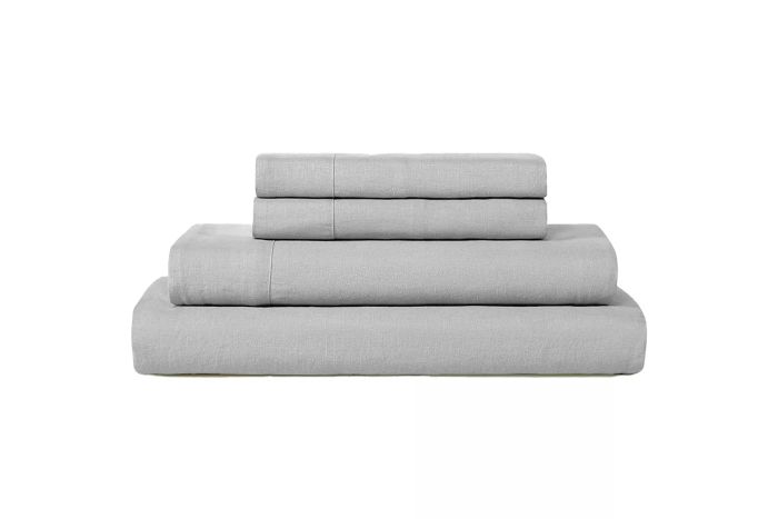 Sijo Premium Stone Washed 100% French Linen Bed Sheet Set