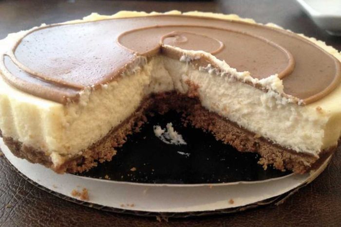 Trader Joe's Cookie Butter Cheesecake.