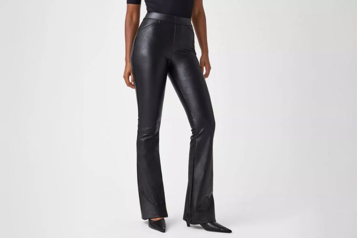 Spanx Leather-Like Flare Pant