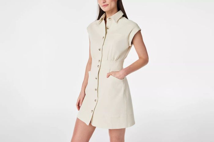 Spanx Stretch Twill Utility Dress
