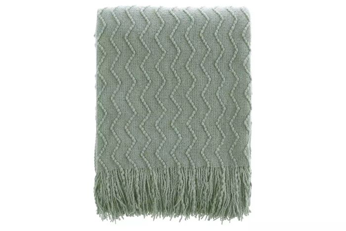 Amazon BATTILO HOME Sage Green Throw Blanket