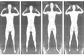 Image captured from a backscatter scanner.