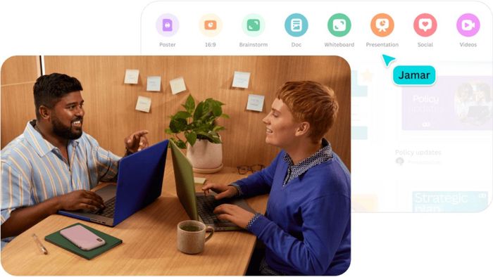 Đăng ký Canva Pro để trải nghiệm tính năng làm việc nhóm