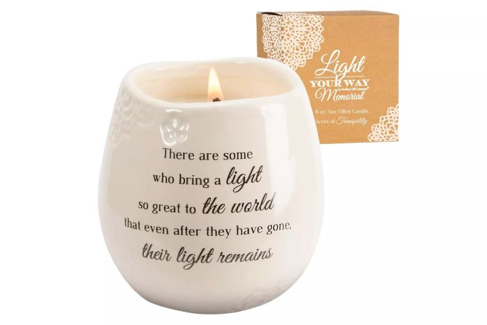 Amazon Pavilion Gift Company ‘In Memory, Light Remains’ Candle