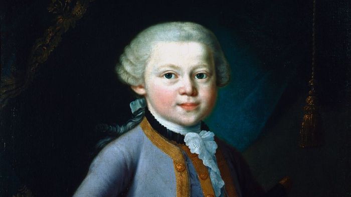 Mozart, aged 7