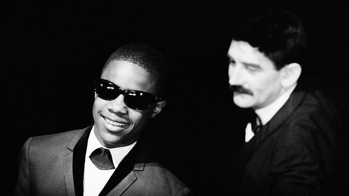 Stevie Wonder, the young prodigy from Detroit, takes to the stage in Paris.