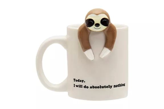 Decodyne Funny Sloth Coffee Mug