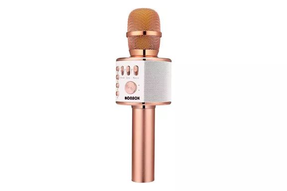 BONAOK Wireless Bluetooth Karaoke Microphone