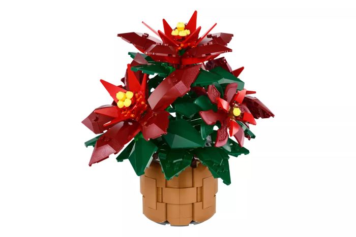 Lego Icons Poinsettia, a perfect holiday build