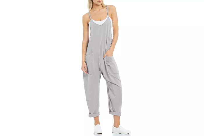 Tongmingyun Women's Casual Sleeveless Jumpsuits with Spaghetti Straps