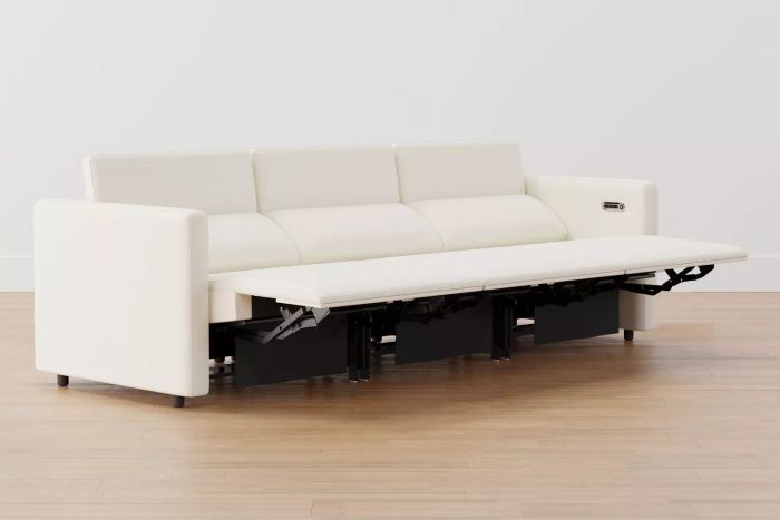 Pottery Barn Tucker Upholstered Power Reclining Sofa