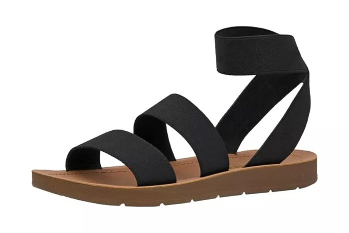 CUSHIONAIRE Women's Indego Stretch Sandal