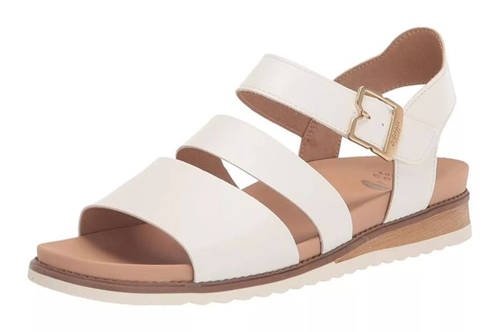 Dr. Scholl's Shoes Women's Island Glow Strappy Flat Sandal