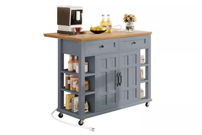 Brianny Mobile Kitchen Cart Island