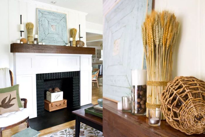 fall-mantel-letter-cottage-rustic-wood-mantel