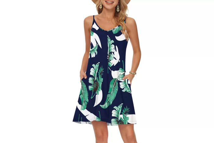 MISFAY Spaghetti Strap Beach Cover-Up Dress