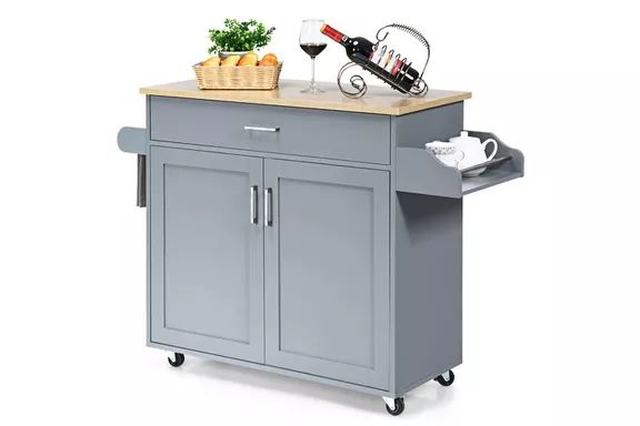 Costway Rolling Kitchen Island