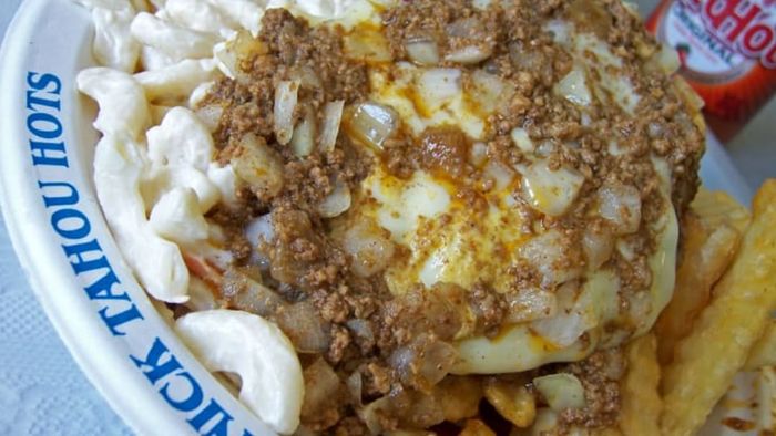 Nick Tahou Hots is renowned as the birthplace of the original Garbage Plate.
