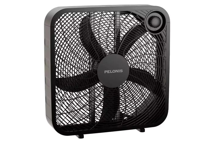 PELONIS 3-Speed Box Fan Designed for Maximum Airflow