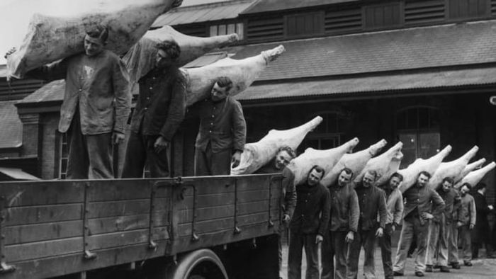 Beef became a scarce commodity during World War II.