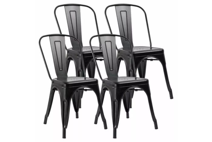 17 Stories Lilian Stacking Chair Set