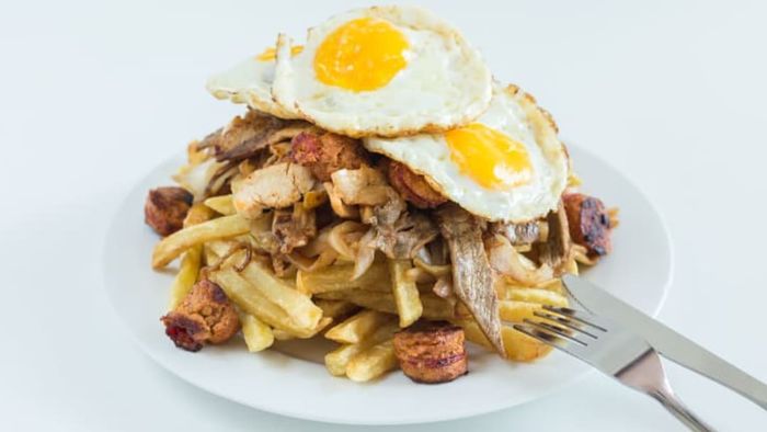 Chorrillana is definitely not just a side dish.