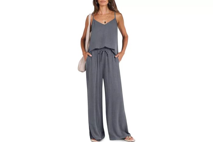 stylish 2-piece linen lounge outfits