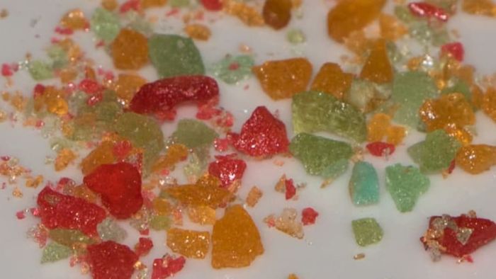Pop Rocks straight from the package.