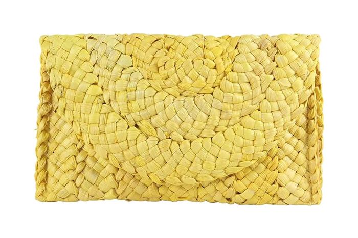 Freie Liebe Straw Clutch Purse