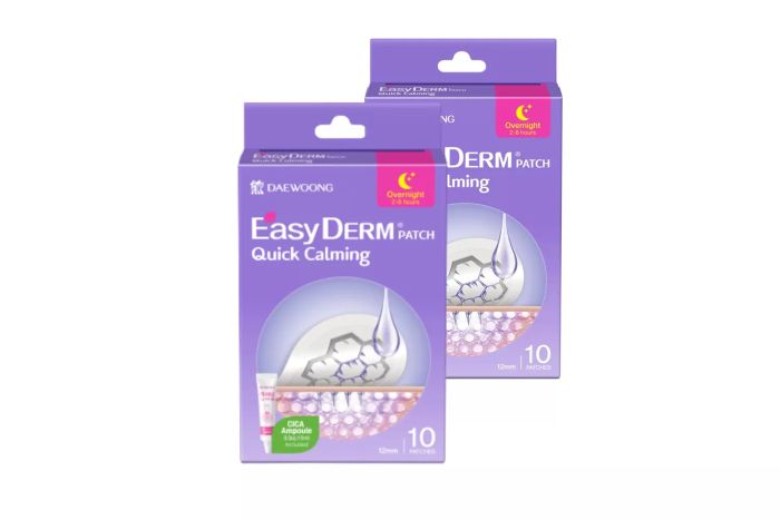 Quick Calming Magnesium Patches (20 patches) with Cica Ampoule
