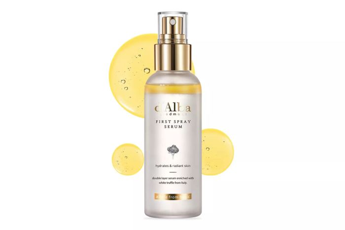 d'Alba Italian White Truffle First Spray Serum, Vegan Skin Care