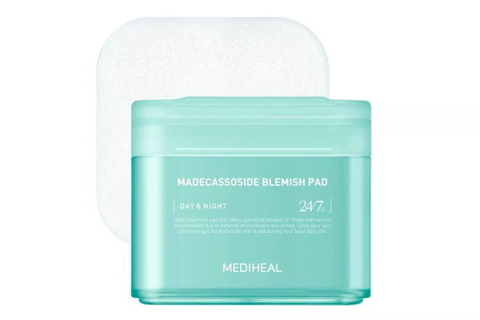 Amazon MEDIHEAL Madecassoside Cotton Facial Pads - Toner Pads with Centella Asiatica to Improve Uneven Skin Tone - Vegan Face Gauze Pads, 100 Pads