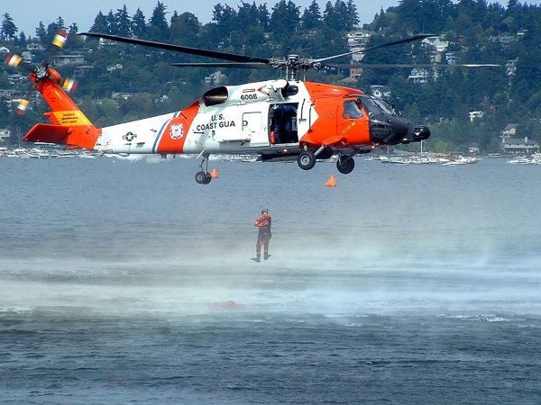 Rescue Chopper in Action