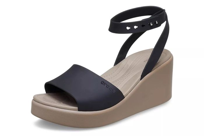 Crocs Women's Brooklyn Ankle Strap Wedge Platform Sandals