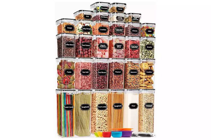 Amazon PRAKI 30-Pack Airtight Food Storage Containers