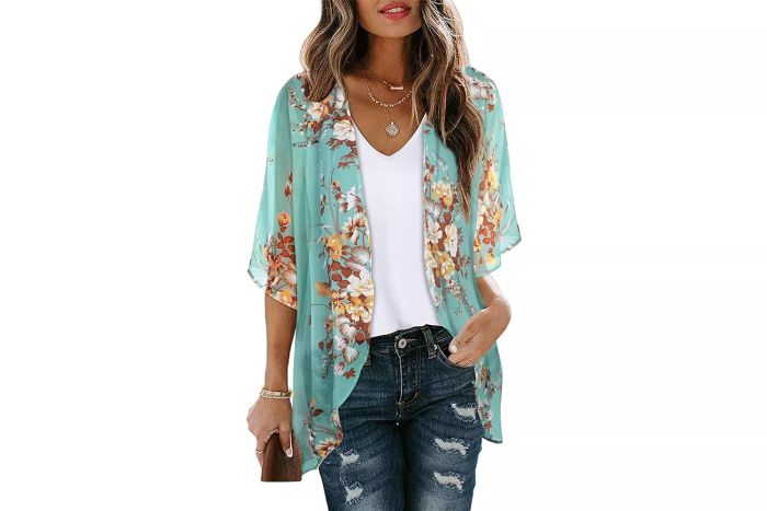 Women's Floral Puff Print Top