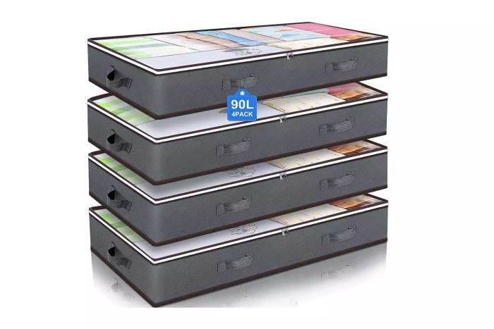 storage containers for under-bed use