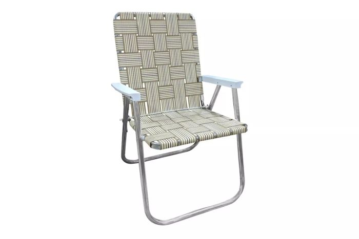 Lawn Chair USA Folding Aluminum Webbed Chair