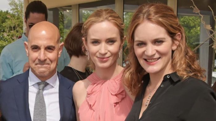 Stanley Tucci, Emily Blunt, and Felicity Blunt were seen at the 2015 Audi Polo Challenge in London.