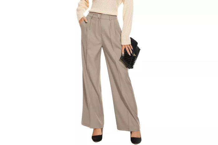 Formal Wide-Leg Trousers