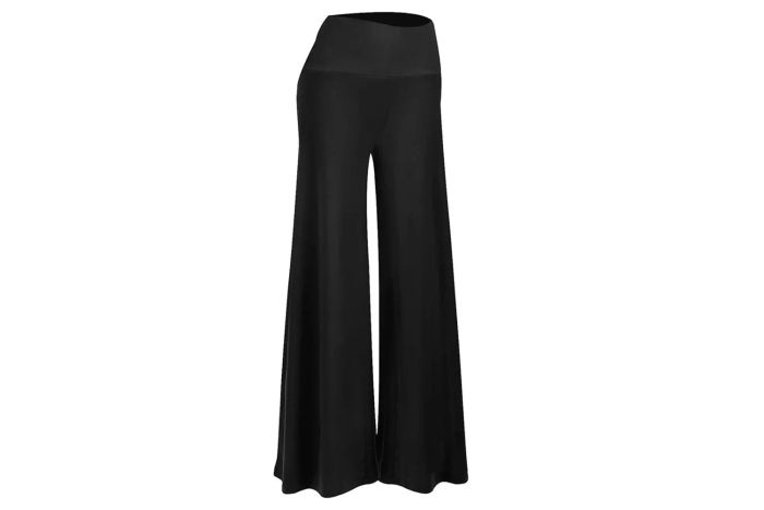 Stretchy Wide-Leg Trousers