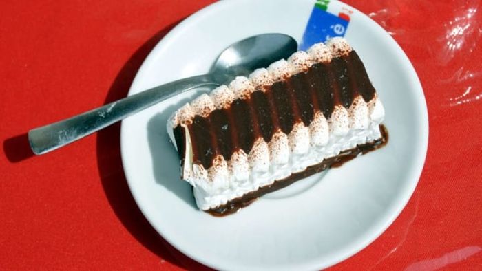 A bird's-eye view of the beloved treat that many Millennials remember as the epitome of fancy desserts.
