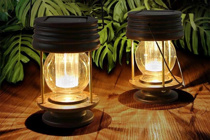 Amazon Pearlstar Solar Lantern Outdoor Waterproof Hanging Solar Garden Lights