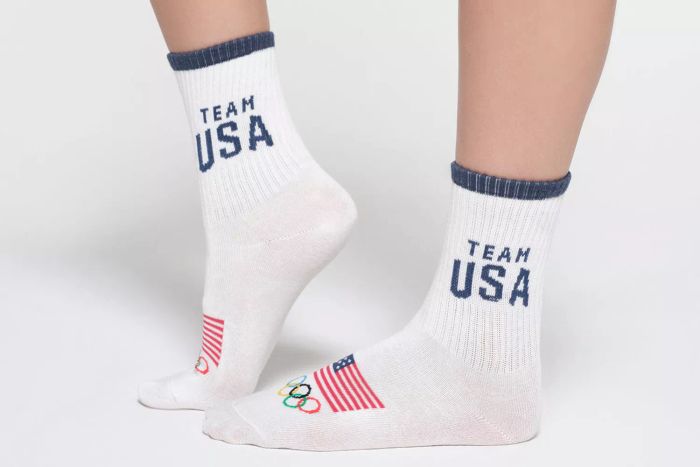 Skims Team USA Olympic Sport Crew Socks