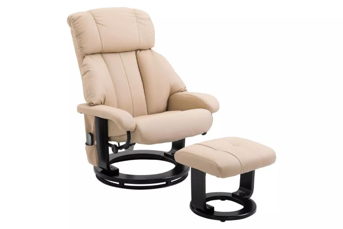 Homcom Recliner with Ottoman Footrest combines seating comfort with the convenience of an included ottoman for your feet.