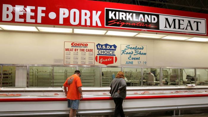 What links together products like meat, dog beds, and underwear? The answer is Kirkland Signature.
