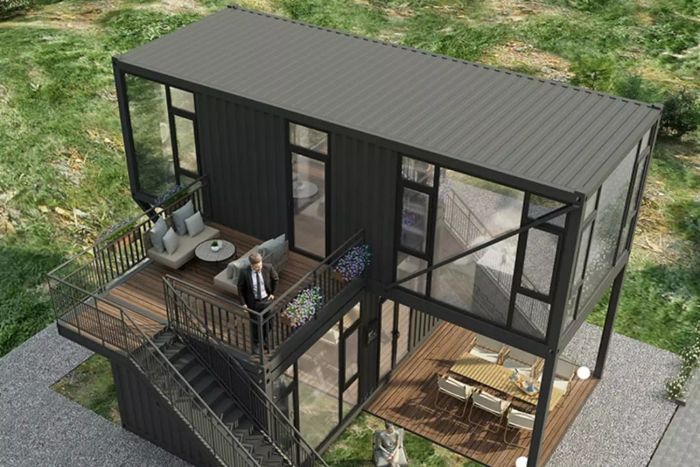 MZ-COS Luxury Two-Story Prefab Villa