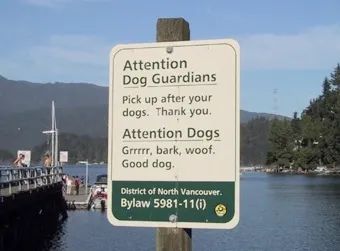 Humorous Vancouver Sign