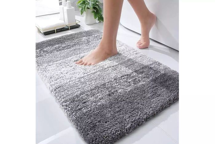 bathroom rug ombre