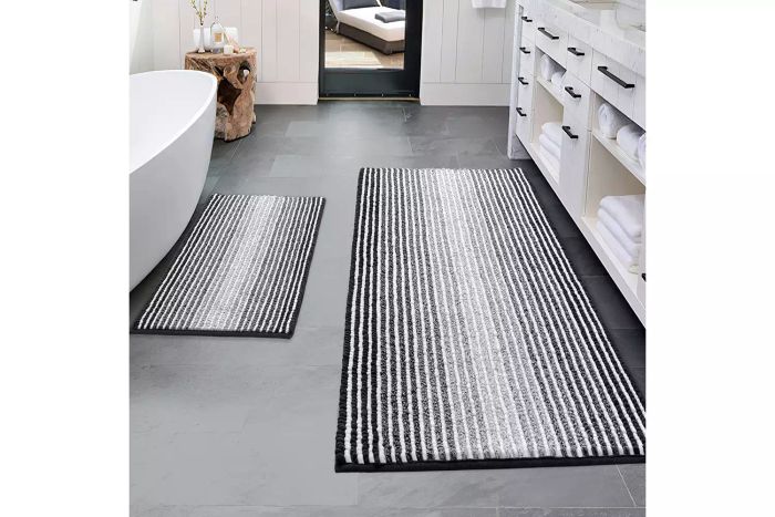 bathroom rug and mat set
